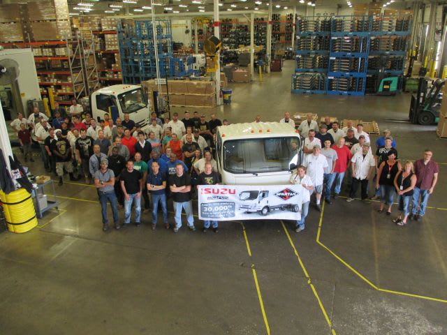 Isuzu Celebrates 30,000th N-Series Truck