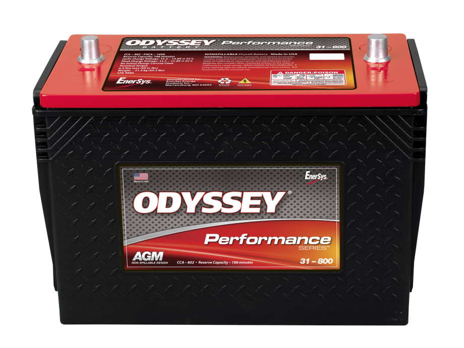 Odyssey Performance Series 31-800 Battery Now Available for Commercial Vehicles