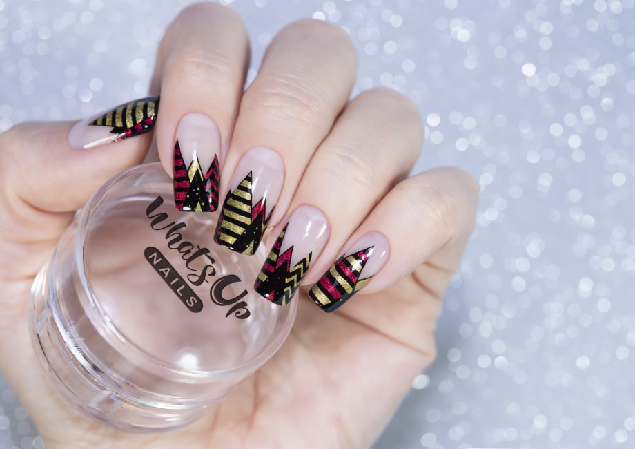 Stamping Plate Magic: Winter Nail Designs with Whats Up Nails