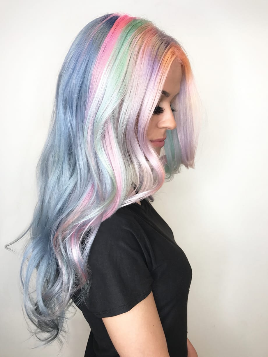 Sea Foam: Rainbow Pastel Formula from Pravana