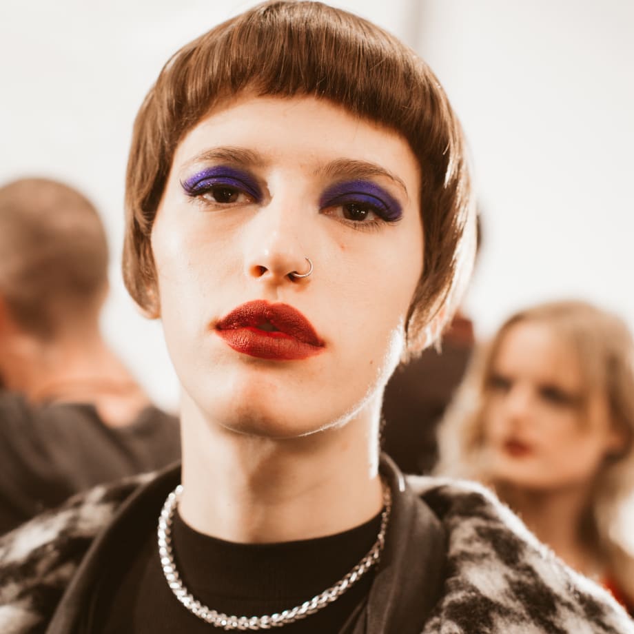 FW '17: Garren Creates a Double Top-Knot Look for Anna Sui