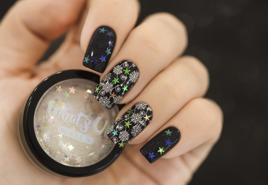 Stamping Plate Magic: Winter Nail Designs with Whats Up Nails