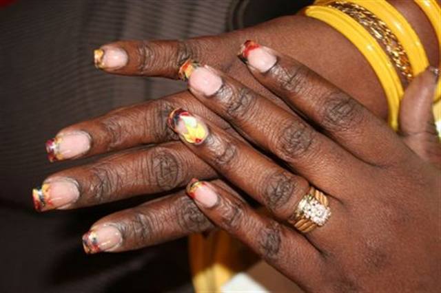 What nails did you wear at the show?