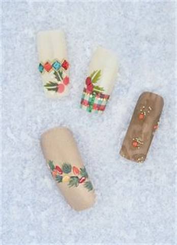 Be of Good Cheer - Holiday Nail Art