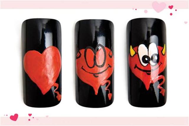 Valentine’s Nail Art in the Blink of an Eye
