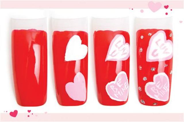 Valentine’s Nail Art in the Blink of an Eye