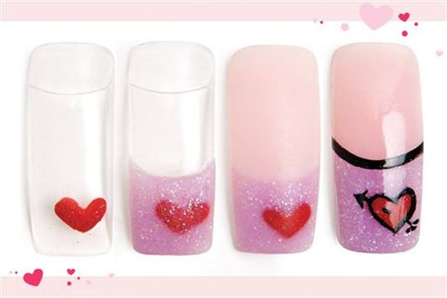 Valentine’s Nail Art in the Blink of an Eye