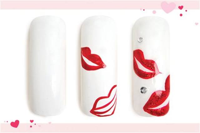 Valentine’s Nail Art in the Blink of an Eye
