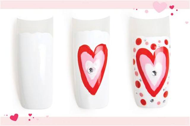 Valentine’s Nail Art in the Blink of an Eye