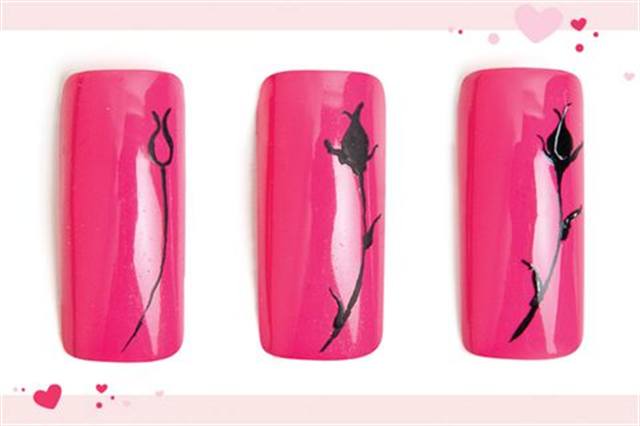 Valentine’s Nail Art in the Blink of an Eye