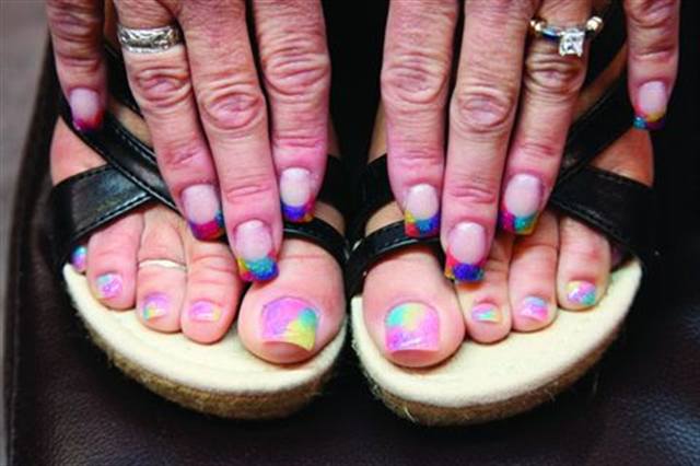 What nails did you wear at the show?