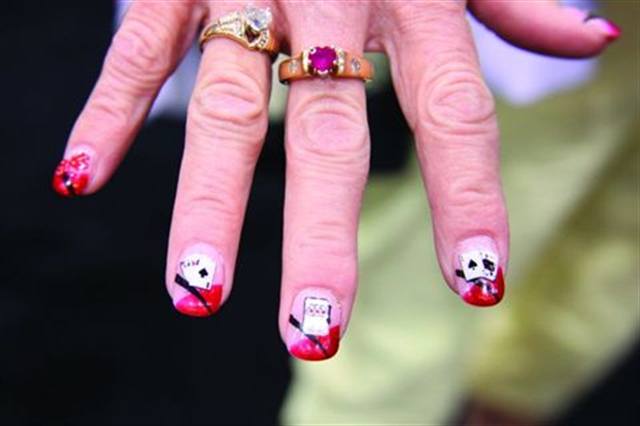 What nails did you wear at the show?