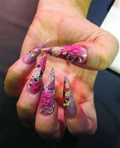 What nails did you wear at the show?