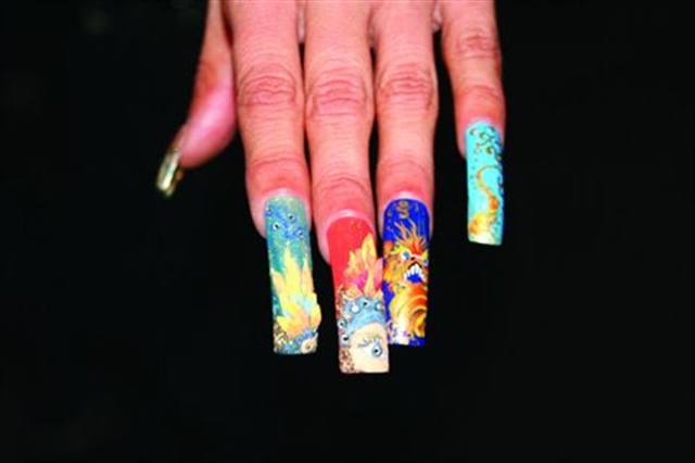 What nails did you wear at the show?