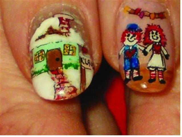 Our Favorite Reader Nail Art for the Winter Holidays