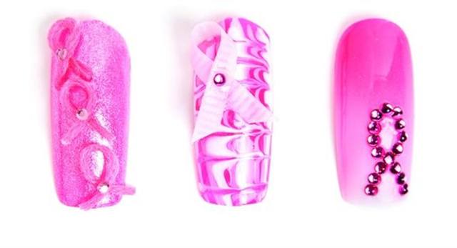Breast Cancer Awareness Nail Designs 2009: Symbols of Strength and Hope