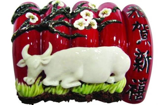 “Year of the Ox” Nail Art