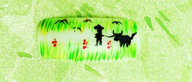 “Year of the Ox” Nail Art