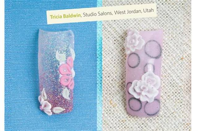 Blushing Bridal Nails