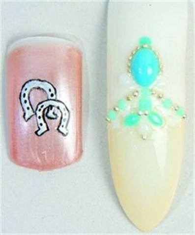 Here Comes the Bridal Nail Art