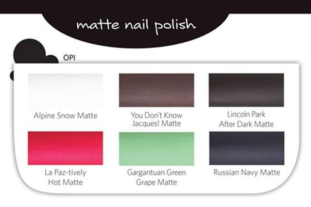 Matte is the New Black