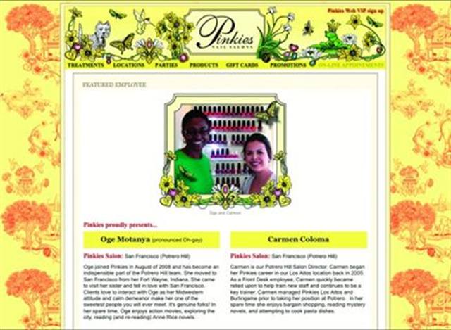 Franken-Web: 17 Awesome Salon Website Features