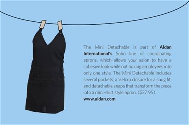 Freed From Your Apron Strings: Designer Salon Aprons
