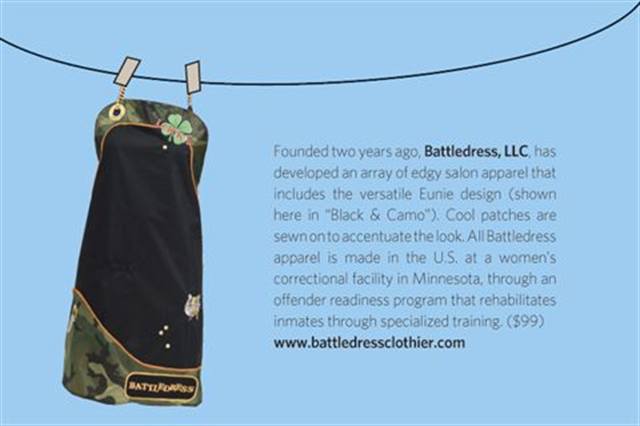 Freed From Your Apron Strings: Designer Salon Aprons