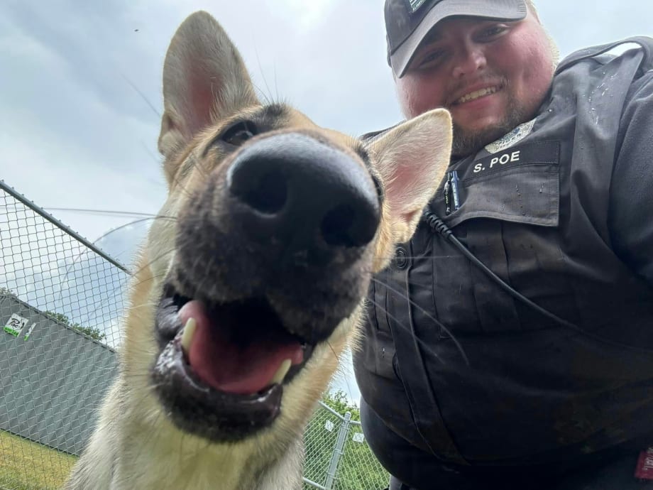 Indiana Public Safety Officer Adopts Dog He Rescued from Hot Car