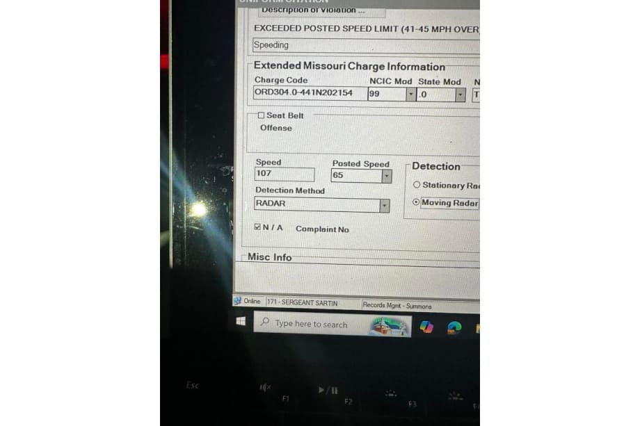 Missouri Officers Arrest Man for Driving 107 MPH While Playing Video Game