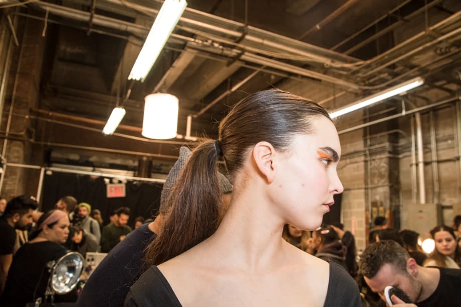 NYFW How-To: Androgynous Pony by Wella Professionals' Anthony Turner for Prabal Gurung AW17