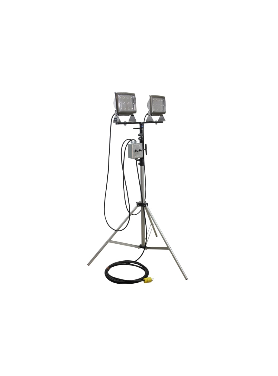 80-Watt Telescoping LED Flood Light