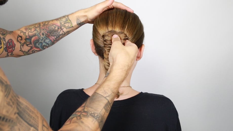 Heart Shaped Fishtail Bun