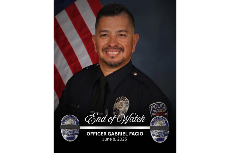 Arizona Officer Dies 6 Days After Traffic Stop Shooting