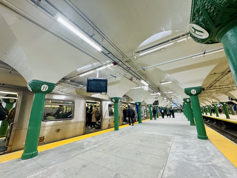 Hoboken Station after renovations