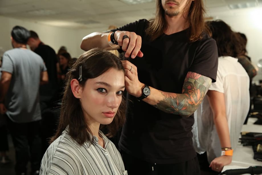 Soft & Rebellious Hair by Anthony Turner at Prabal Gurung S/S '17
