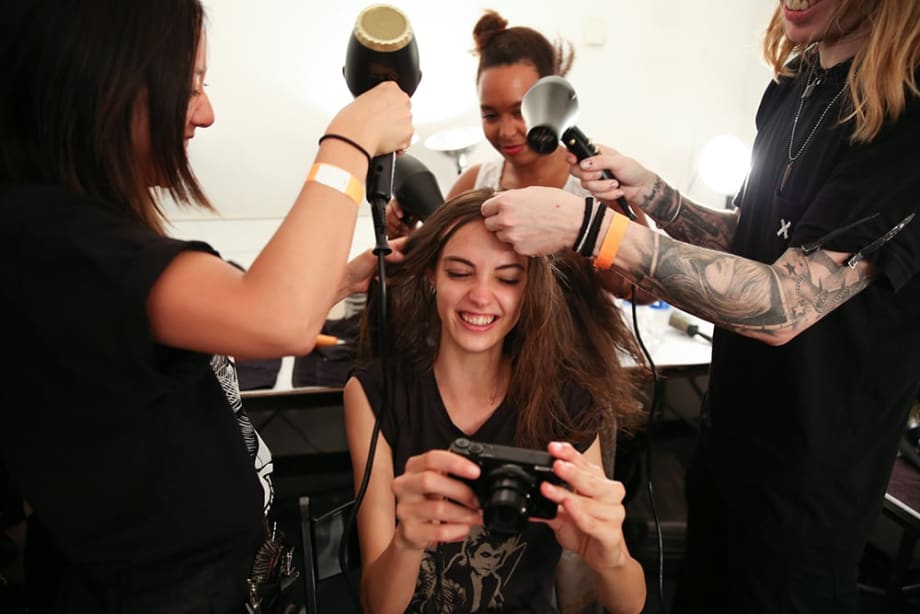 Soft & Rebellious Hair by Anthony Turner at Prabal Gurung S/S '17