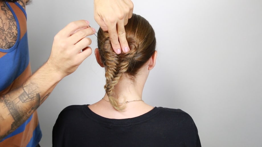 Heart Shaped Fishtail Bun