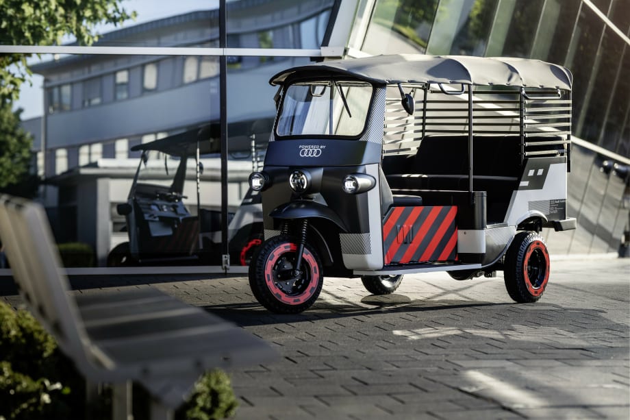Second-life use: Audi e-tron Battery Modules Electrify Rickshaws in India