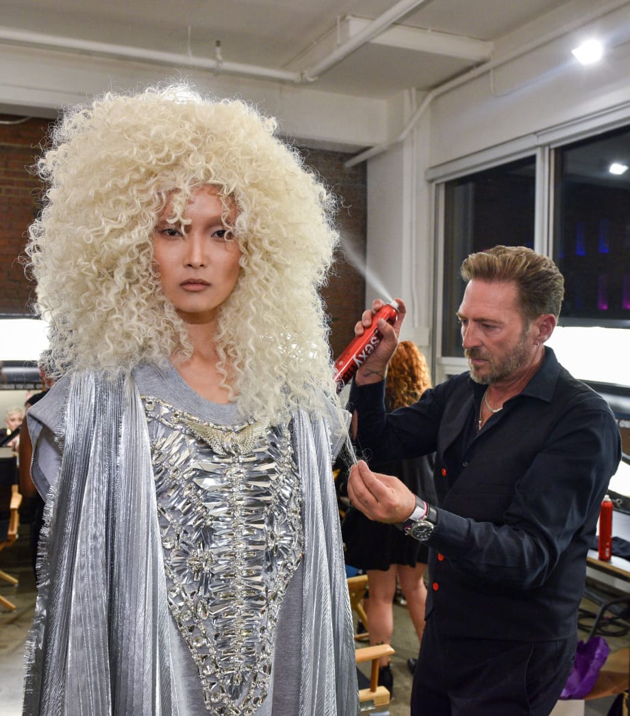 Sexy Hair At NYFW: The Blonds S/S '17