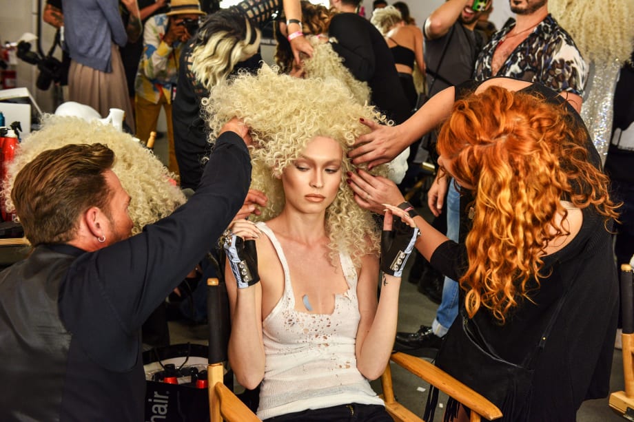 Larger-Than-Life Looks at The Blonds S/S '17 Show