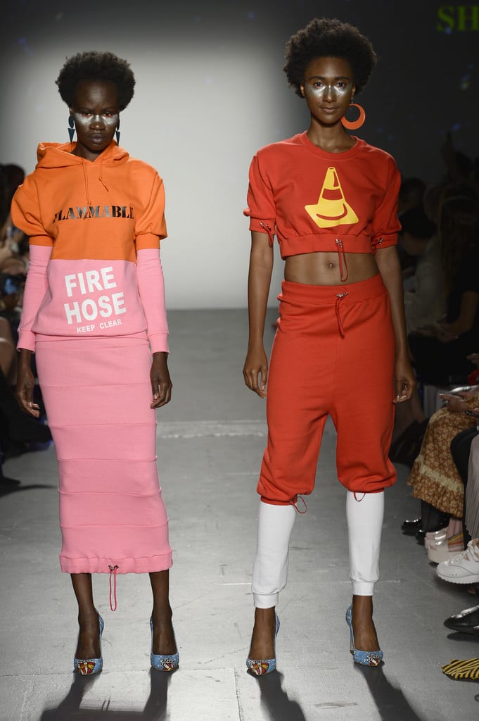 NYFW: Futuristic Hair and Makeup by ECRU New York at Flying Solo SS '19 Show