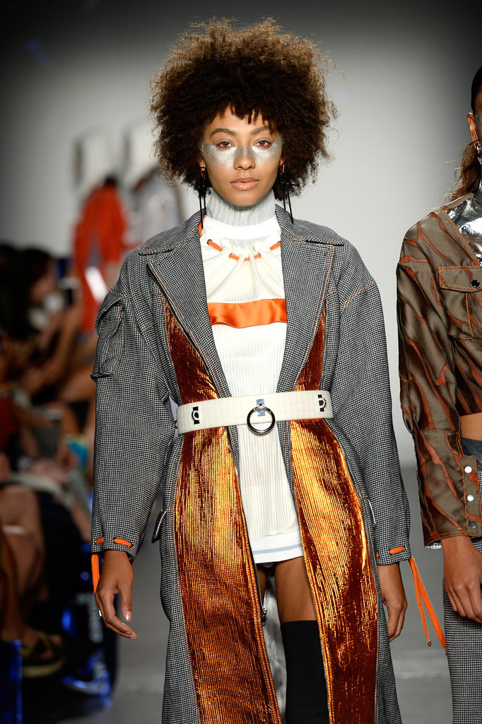 NYFW: Futuristic Hair and Makeup by ECRU New York at Flying Solo SS '19 Show