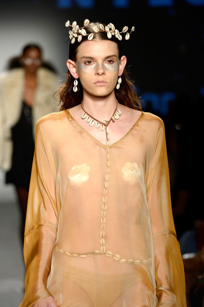 NYFW: Futuristic Hair and Makeup by ECRU New York at Flying Solo SS '19 Show