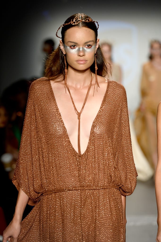 NYFW: Futuristic Hair and Makeup by ECRU New York at Flying Solo SS '19 Show