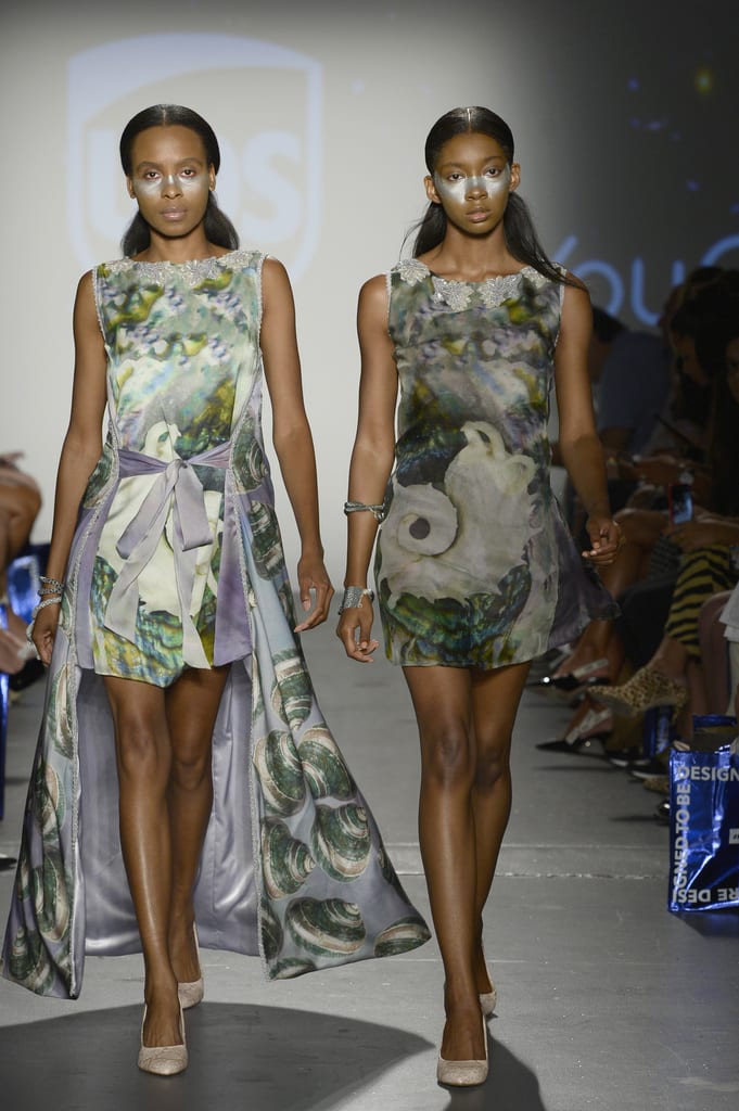 NYFW: Futuristic Hair and Makeup by ECRU New York at Flying Solo SS '19 Show