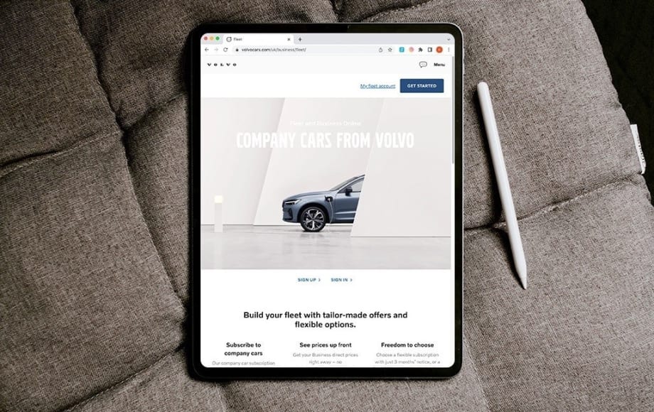 New Volvo Fleet Portal for SME Firms