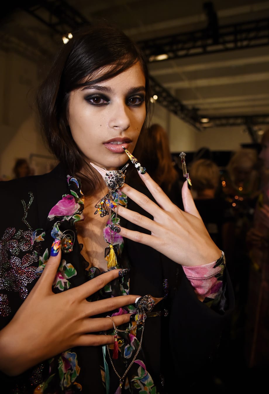 NYFW: CND, Johnson Hartig Reunite for Libertine Show, Punk Nails