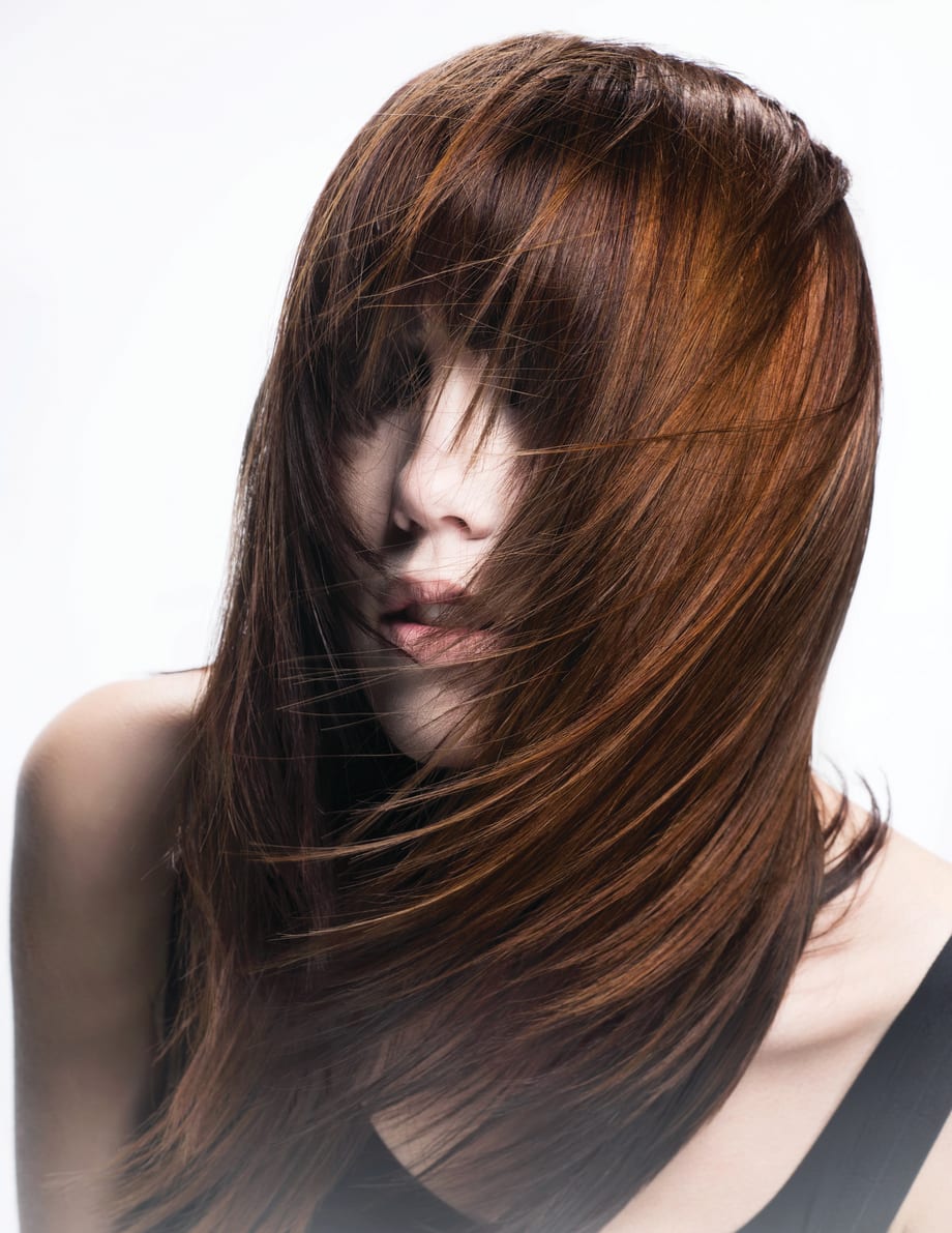 Geometric Split: Chocolate Toned Color Formula from ColorDesign