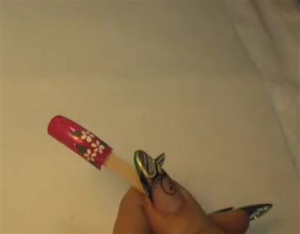 Plumeria Flower Nail Art Tutorial